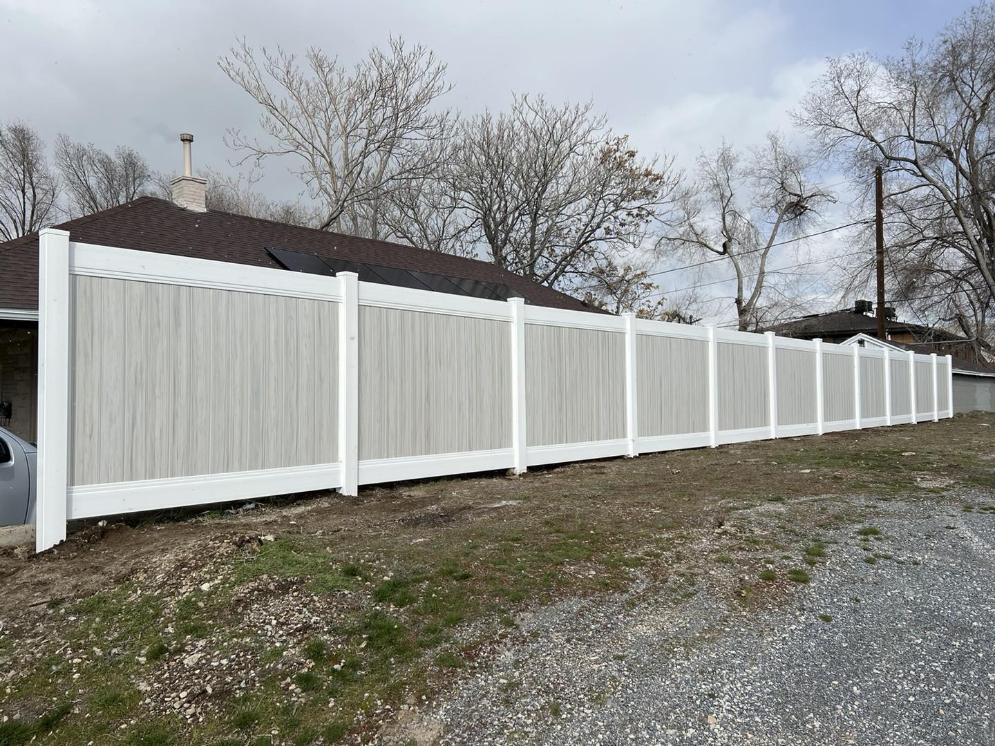 After Backyard Privacy Fence