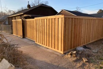 Cedar Fence Installation